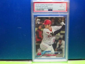 2018 SHOHEI OHTANI TOPPS TEAM SET ROOKIE CARD PSA 8# NM MT DODGERS - Picture 1 of 1
