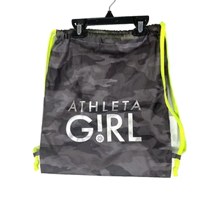 Athleta Girl Lightweight Camo Backpack Shoulder Bag OS Camouflage Drawstring - Picture 1 of 12
