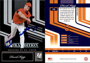 David Kopp Signed 2007 Donruss Elite Extra Edition #16 Card St. Louis Cardinals