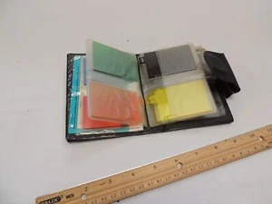 Vintage SUNPAK Flash Filter Kit Complete w/9 Filters - Manual - Picture 1 of 5