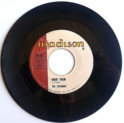 THE VISCOUNTS - Night Train / Summertime - Vinyl 45rpm1960 Madison M133 Doo Woop - Image 1 of 2