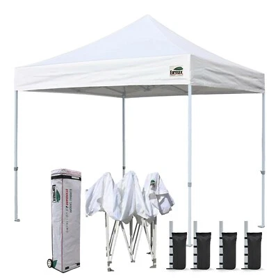 EZ Pop Up Outdoor  Water resistant Event Canopy Instant Party Tent Shade Shelter - Image 1 of 4
