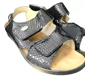 FLEXUS By Spring Step Delice Wedge Sandal Antatomic Snakeskin Size 42 10.5 - 11 - Picture 1 of 8