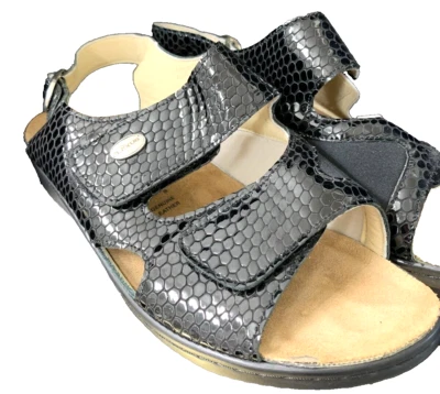 FLEXUS By Spring Step Delice Wedge Sandal Antatomic Snakeskin Size 40 10.5 - 11 - Image 1 of 4
