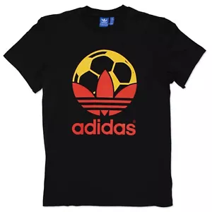 Adidas Originals Adi Trefoil Fútbol País España Camiseta Negro Rojo Amarillo XS - Imagen 1 de 2