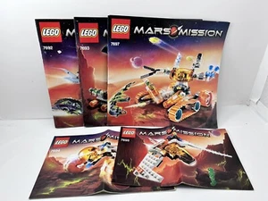 5 LEGO MARS MISSION Instruction Manuals ONLY 7692, 7693, 7694, 7695 and 7697 - Picture 1 of 6