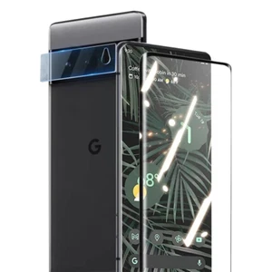 2X 3D Schutzglas ( Display + Kamera ) für Google Pixel 6 Pro Panzerfolie Full 9H - Picture 1 of 7
