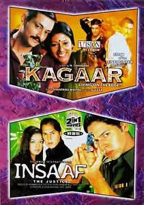 Kagaar / Insaaf DVD Om Puri, Nandita Das, Akshay Kumar, Shilpa Shetty Hindi Film - Picture 1 of 2