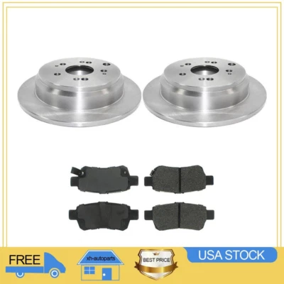 Rotores de freno traseros y pastillas de freno metálicas XH para Honda Odyssey 2008-2010 Foto 1 de 4