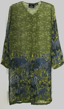 Shopping With Anthony Mark Hankins Women S Green Zebras  Sheer Open Cover