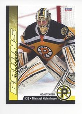 2011-12 Providence Bruins (AHL) Michael Hutchinson (Toronto Maple Leafs)