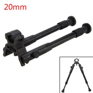 Abrazadera montaje en cañón bípode ajustable 8-10" descanso de retorno de resorte apto para pistola de rifle - Imagen 1 de 12
