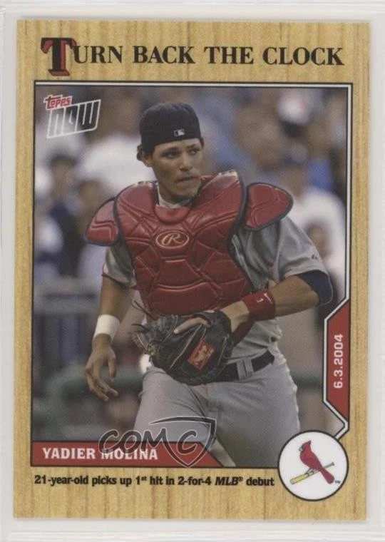 2020 Topps Now Turn Back the Clock /478 Yadier Molina #65 - Image 1 of 2