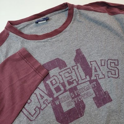 Camiseta JanSport Ragland, Gráfico Cabela's, Gris/Marate, Talla XXL Foto 1 de 4