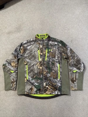 Under Armour Scent Control Infrared Storm2 Camo Softshell Jacket Realtree XL - Image 1 of 4