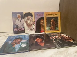 Lot Of 7 Black Americans Of Achievement Books - Picture 1 of 3
