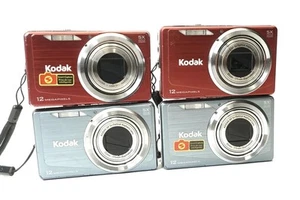 Lot of 4 Kodak EasyShare M381 12.4MP Digital Camera - Free Shipping - Picture 1 of 4