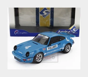 1:18 SOLIDO Porsche 911 Carrera 3.0 Rsr #4 Iroc Riverside 1974 Follmer SL1810702 - Foto 1 di 2