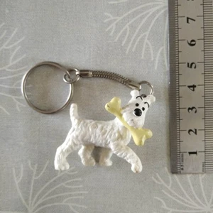 TINTIN - figurine porte clef BULLY - MILOU - Picture 1 of 2