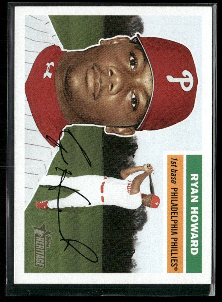 2005 Topps Heritage Ryan Howard - Image 1 of 2
