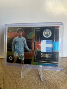 2023/24 Panini select EPL OSCAR BOBB Rookie Patch Norway Man City - Picture 1 of 2