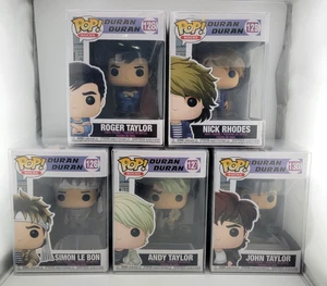 NEW Duran Duran Funko Pop Rocks Set of 5 #126 #127 #128 #129 #130 W/ Protectors - Picture 1 of 6