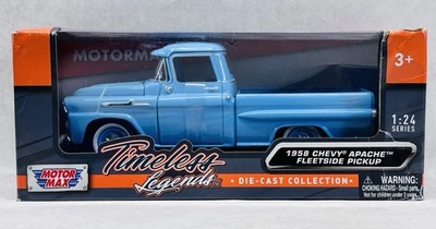 Motor Max Timeless Legends 1958 Chevy Apache Fleetside Pickup 1:24 NIB - Image 1 of 4