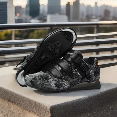 Men’s Speed Cycling Shoes Self Lock Outdoor Road Bike SPD Shoes EU43/US9.5 New - Image 1 of 4