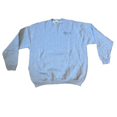 Sudadera Suéter Vintage Wilson Pro 5000 Cuello Redondo Gris Talla Grande Talla XXL 2XL Foto 1 de 4