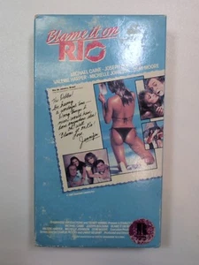 Blame It On Rio VHS 1983 Michael Caine Demi Moore Romantic Comedy Rare HTF 80s - Picture 1 of 10