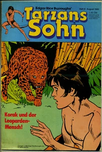 Tarzans Sohn -- Heft 8 August 1980 -- Ehapa Verlag -- Abenteuer Comic -- Gb. - - Picture 1 of 1