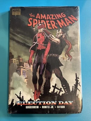 Spider-Man Día de las Elecciones - Tapa Dura - Julio 2009 - Cubierta de Amenaza - Sellado (HC5) Foto 1 de 4