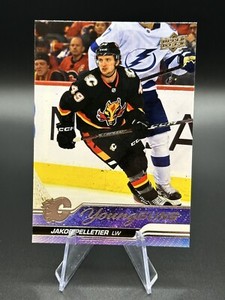 Jakob Pelletier 2023-24 Upper Deck Series 1 Young Guns 208 Calgary Flames