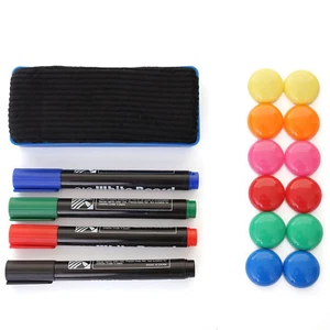 Whiteboard Zubehör HWC-C93, Memoboard-Set Magnet Boardmarker Schwamm - Bild 1 von 1