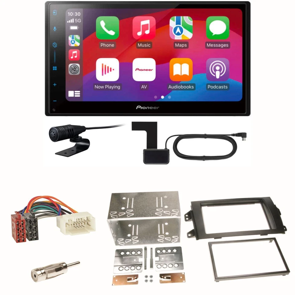 Pioneer SPH-DA77DAB CarPlay Android Auto Einbauset für Suzuki SX 4 Fiat Sedici - Bild 1 von 1