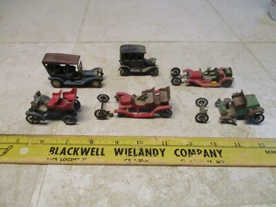 Lote De Colección Modelos De Plástico Ideal Años 60 Ford Modelo A T Roadster Carro Sin Caballos Foto 1 de 4