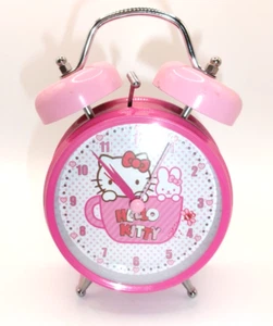 Sanrio Hello Kitty mit Hase Kaninchen in Teetasse Becher Wecker Metall 2010 Sanrio - Bild 1 von 11