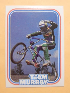Donruss BMX 1984 bicicletas vintage tarjeta coleccionable #27 equipo de cable oxidado Murray - Imagen 1 de 2
