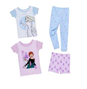 NEW Frozen Kids' 4-piece Cotton Pajamas set - Picture 1 of 3