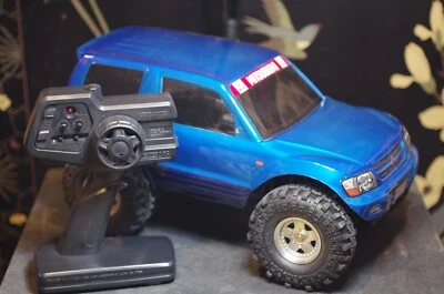 Tamiya 1/10 RC Mitsubishi Pajero  FULL ELECTRONICS  W  REMOTE!!  NHX & Bearings! - Image 1 of 4