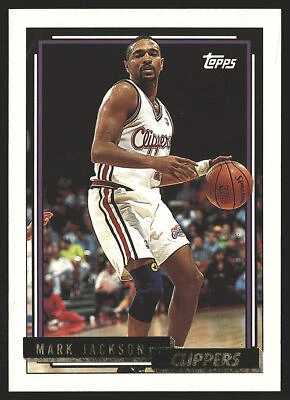 1992-93 Topps #325 Mark Jackson Gold - Image 1 of 2