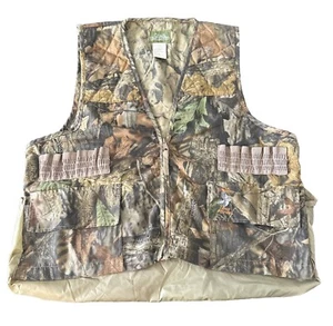 Quail Unlimited Dove Hunter Vest Mens Lrg Realtree Camo Shotgun Shell Cargo Buck - Picture 1 of 9
