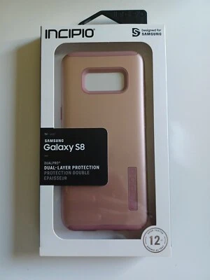Funda Incipio Duapro Doble Capa Protección Para Samsung Galaxy S8 - Rosa Rosa Brillante Foto 1 de 4