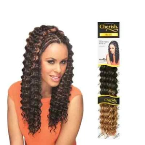 Cherish Deep Twist Bulk 22” Crochet Hair Braids - Picture 1 of 13