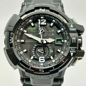 CASIO G-SHOCK GW-A1100-1A3JF GRAVITYMASTER Solar Radio Compass 200M Quartz Watch - Picture 1 of 17
