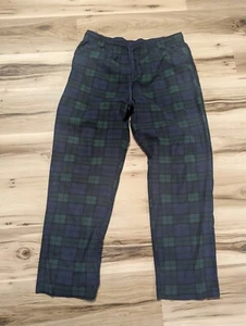 NAUTICA Nachtwäsche Herren Karo Pyjamahose 100% Polyester Kordelzug Größe L - Bild 1 von 5