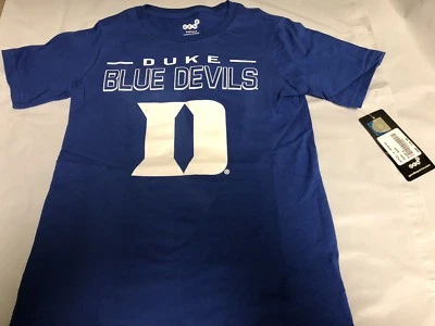 Duke Blue Devils Youth S/S T-shirt Team Name above "D" Size Small (8) - Image 1 of 2