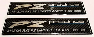 Prodrive RX8 - PZ Limited Edition Gel Type Sill Plaque 001 / 800 (112mm x 27mm) - Picture 1 of 1