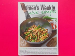 THE AUSTRALIAN WOMEN'S WEEKLY - WOK SIMPLE COOKBOOK - STIR FRY / FRIES *LIKE NEW - Picture 1 of 3