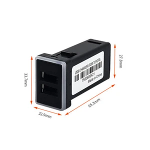 36W USB Port QC3.0 Charger For Toyota Camry Corolla Sequoia Mitsubishi Outlander - Picture 1 of 6